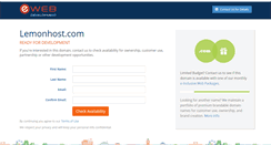 Desktop Screenshot of lemonhost.com